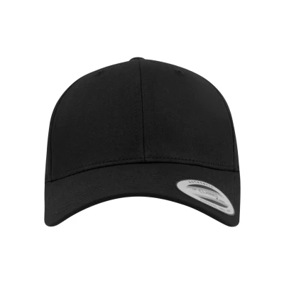 Abbildung von Flexfit Curved Classic Snapback Cap, Größe: One Size, Black