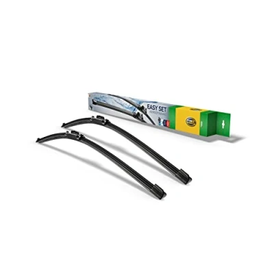 Abbildung von HELLA 9XW 358 164 101 Easy Set OE Scheibenwischer SetOE6060 Flachblatt Wischer für Linkslenker 600/600mm 24/24&quot; vorne Menge: 2, keine