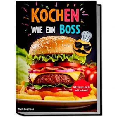 Abbildung von Kochen wie ein Boss Das einfache Kochbuch für Teenager: 120 coole Rezepte hungrige Teens!