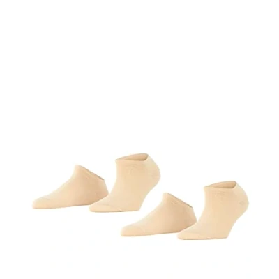 Abbildung von ESPRIT Damen Sneakersocken Uni 2 Pack W SN Baumwolle kurz einfarbig Paar, Beige (Cream 4011), 39 42