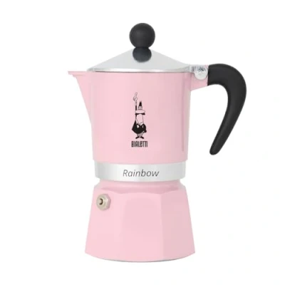 Abbildung von Bialetti Caffettiera Kaffeemaschine, Metall, Pinke Farbe, 6 Tassen