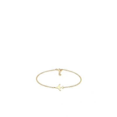 Abbildung von Elli Airplane Armband goldcoloured, Damen, Größe: 16, Gold coloured