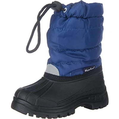 Abbildung von Playshoes Unisex Kinder Schneestiefel, Blau (11 Marine), 28/29