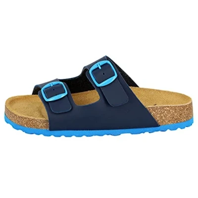 Abbildung von Lico Jungen BIOLINE KIDS Pantoletten, Marine/ Blau, 34 EU