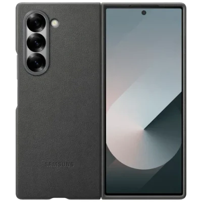 Abbildung von Samsung Pu Leder Back Cover Grau Galaxy Z Fold 6