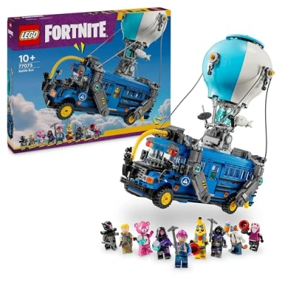 Abbildung von LEGO Fortnite Schlachtenbus, Spielzeug zum Videospiel mit Minifiguren, Geschenk für Gaming Fans ab 10 Jahren, Fahrzeug Bauset Kinder, Kreatives Geburtstag oder zu Weihnachten 77073