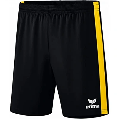 Abbildung von Erima Unisex Retro Star Short, Schwarz/Gelb, S EU
