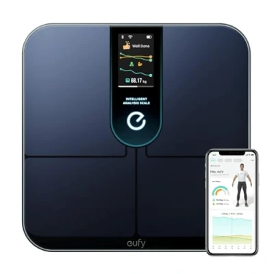 Abbildung von eufy by Anker WLAN Fitness Tracking Smart Scale P3, intelligente Waage mit Analyse, virtuelles 3D Körpermodell, digitale Körperwaage 16 Messwerten, Herzfrequenz, BMI, Bluetooth, App