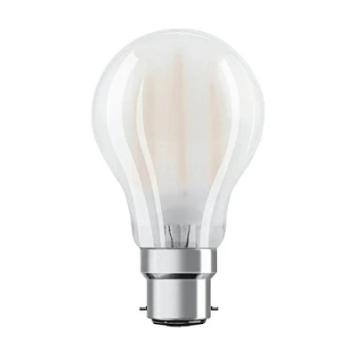 Abbildung von OSRAM LED Star matte Filament Lampe, B22d Sockel, Warmweiß (2700K), Birnenform, Ertsatz für herkömmliche 75W Glühbirnen, 1er Pack