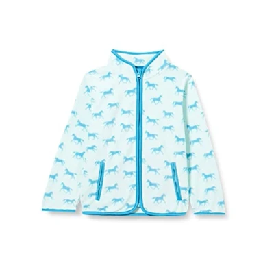 Abbildung von Playshoes Fleece Jacke Unisex Kinder Outdoor Oberteil, Pferde, 116
