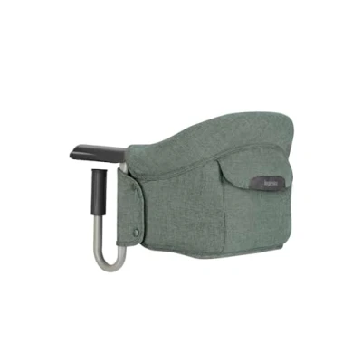 Abbildung von Inglesina Fast, Klappbarer Tischsitz, Dunkelgrün (Pine Green), Leicht zu Transportieren, Waschbar, Sichere Befestigung, Bis 15 kg, 35 x 27 42 cm