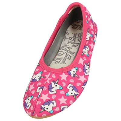 Abbildung von Beck Mädchen Pink Horse Gymnastikschuhe, Pink, 34 EU