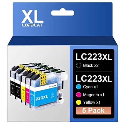 Abbildung von LOFBLAT LC223 XL Druckerpatronen Kompatibel für Brother LC 223 223VALBP MFC J5320DW J4420DW J4620DW J480DW J5620DW J5720DW J680DW J4625DW J880DW J5625DW DCP J4120DW J562DW 5 Pack