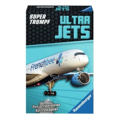 Abbildung von Ravensburger Kartenspiel, Supertrumpf Ultra Jets 20691, Quartett und Trumpf Spiel für Technik Fans ab 7 Jahren