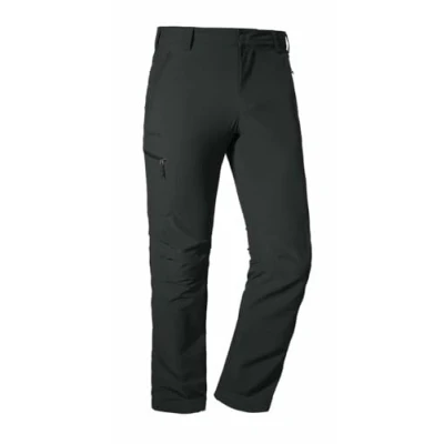 Abbildung von Schöffel Herren Pants Folkstone, leichte Wanderhose mit Stretch Material, robuste Outdoor Hose sportlichem Schnitt, asphalt, 24