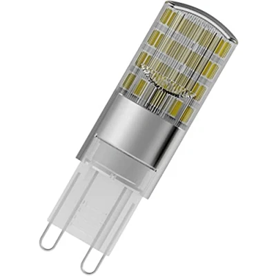 Abbildung von OSRAM LED Pin Lampe mit G9 Sockel, Warmweiss (2700K), 12V Niedervoltlampe, 2.6W, Ersatz für herkömmliche 30W Lampe, Doppelpack
