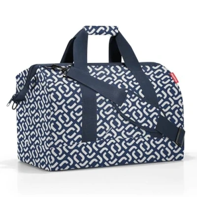 Abbildung von reisenthel Allrounder L in Signature Navy Vielfältige Doktortasche zum Reisen, für die Arbeit oder Freizeit Mit funktional stylischem Design
