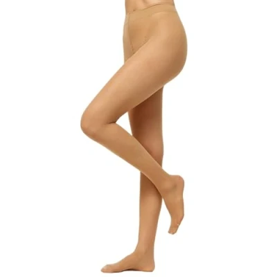 Abbildung von Nur die Fit in Form 40 DEN starke Stützwirkung semi blickdichte Fein Strumpfhose seidig matte Optik entlastet Beine Komfortbund Damen