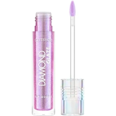 Abbildung von Catrice Diamond Glaze Lip Gloss, Nr. 030, Violett, sofortiges Ergebnis, glänzend, holographisch, glitzernd, vegan, ohne Parabene, Mikroplastikpartikel, Nanopartikel frei, 1er Pack (3ml)