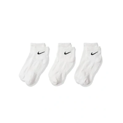 Abbildung von Nike Herren Everyday Cushion Ankle sx7667 Socken, Weiß (White/Black/100), 42 46 EU