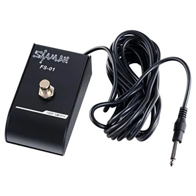 Abbildung von Shaman FS 01 Lead Fußschalter (Metall Footswitch, 5m Kabel, 1 Switch, Monoklinke) schwarz