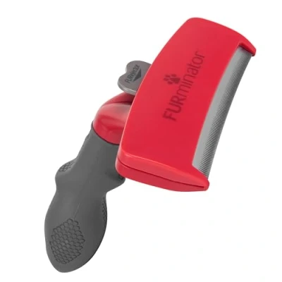 Abbildung von FURminator deShedding Tool Hund Größe XL Langhaar Hundebürste für sehr große Hunde zur Entfernung der Unterwolle Verbessertes Design
