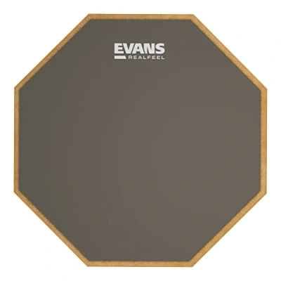 Abbildung von Evans RealFeel Drum Practice Pad Schlagzeuger Gummi, einseitig, 12 Zoll