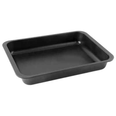Abbildung von Zenker Ofenbackform (40 x 6 29 cm) SPECIAL COOKING, rechteckige Ofenform mit Antihaftbebeschichtung, Backform extra hohem Rand (Farbe: Schwarz), Menge: 1 Stück