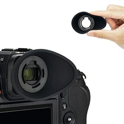Abbildung von JJC Weiche Silikon Augenmuschel Okular Sucher für Nikon Z9 Z 9 Z8 8 spiegellose Kamera ersetzt EN DK33