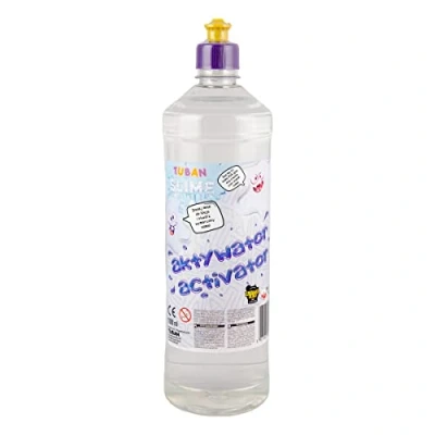 Abbildung von Tuban Activator Slime Magic Lösung für Klebeslime Maxi 1000 ML nachfüllen. Funktioniert mit jeder Art von PVA Kleber