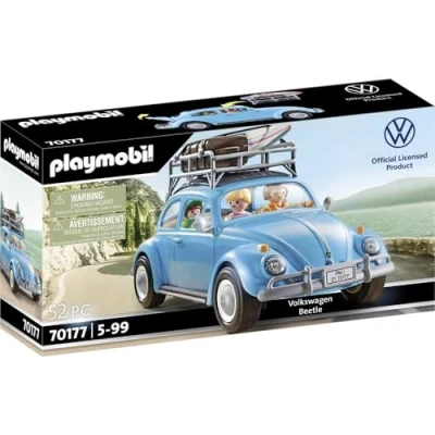 Abbildung von PLAYMOBIL Volkswagen 70177 Käfer mit Dachgepäckträger, abnehmbaren Dach und Heckklappe, Für Kinder ab 5 Jahren