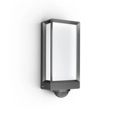 Abbildung von Steinel Außenleuchte L 42 SC Connect, smarte Wandleuchte, Bewegungsmelder, dimmbar, bedienbar per App, Zeitschaltuhr, 13 W, 3000 K, Anthrazit