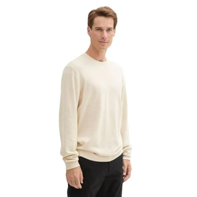 Abbildung von TOM Tailor Strickpullover, Herren, Größe: XXL, Sand white melange