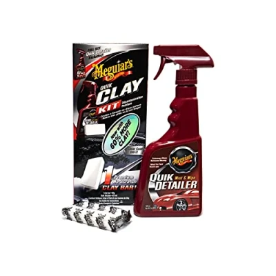 Abbildung von Meguiar&#039;s G1116EU Quik Clay Detailing System Set Reinigungsknete