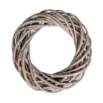 Abbildung von Rayher Hobby Weidenkranz silbergrau gewischt, 25 cm ø, Höhe 6 cm, Dekokranz, Tischkranz, Adventskranz, Türkranz, Kranz aus Zweigen, Naturkranz, Wandkranz, 65392561
