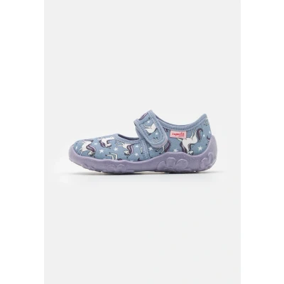 Abbildung von Superfit Bonny Hausschuh für Kinder, Größe: 35, Blau/mehrfarbig Schuhe