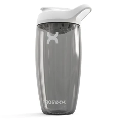 Abbildung von Promixx PURSUIT Eiweiß Shaker 700ml Premium für Proteinpulver, Supplements &amp; Pre Workout Auslaufsicher, BPA frei, Leicht zu Reinigen Keramik Weiß