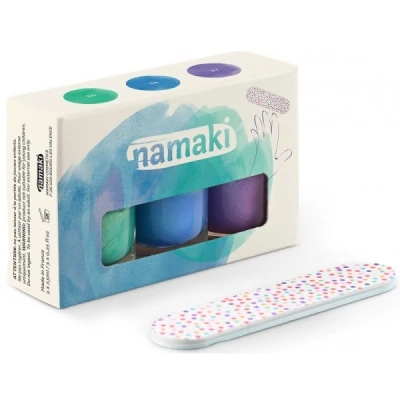 Abbildung von Namaki Kindernagellack 3er Set Aurora Borealis