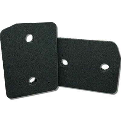 Abbildung von JUMA Filter für Miele Schwammfilter 9164761 Fein/Grob 207 x 157 30mm Wärmepumpentrockner Trockner Kondenstrockner Filterschaum Schaumstoff Sockelfilter Sponge Filtermatte(2er Set)