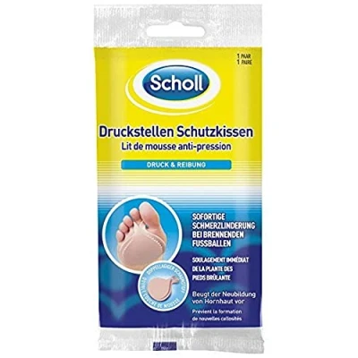 Abbildung von Scholl Druckstellen Schutzkissen Druckschutz für die Füße