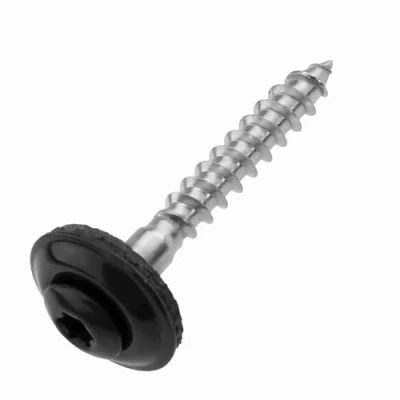 Abbildung von Spenglerschrauben Edelstahl A2 mit EPDM Dichtscheibe 15 mm 4,5 x 35 anthrazit RAL 7016 TX20, 50 Stück