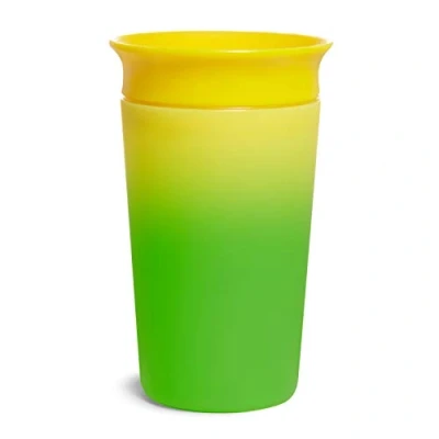 Abbildung von Munchkin Miracle 360 Trinkbecher für Babys und Kleinkinder, BPA frei, mit Farbwechsel, auslaufsicher, spülmaschinenfest, Kinder ab 12 Monaten, gelb, 266 ml