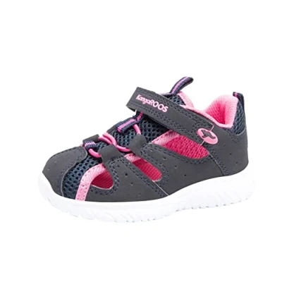 Abbildung von Kangaroos Kirock LITE Riemensandalette für Kinder, Größe: 28, Dark navy/daisy pink Schuhe