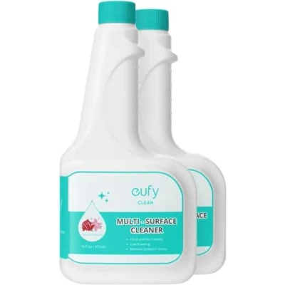 Abbildung von eufy RoboVac Hard Floor Cleaning Solution (2 Bottles), Compatible with all 2 in 1 RoboVacs, 16 fl oz / 473 ml, Cleaner