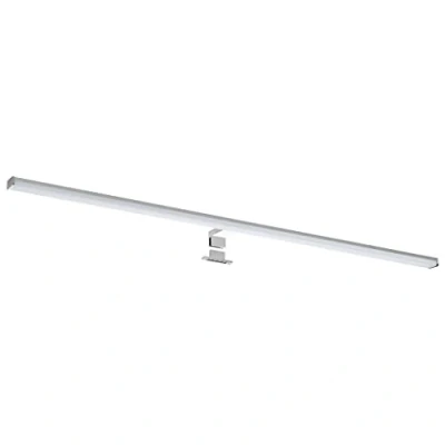 Abbildung von SEBSON® LED Spiegelleuchte 120cm Bad IP44 Aufbauleuchte + Klemmleuchte, neutralweiß 4000K 15W 1500lm Aluminium Schminklicht, Spiegellampe 1200x98x44mm