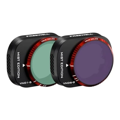Abbildung von Freewell Variable ND (Mist Edition) VND1 5 Stop, VND6 9 Stop 2 Pack Run&amp;Gun Kameraobjektivfilter Kompatibel mit Mini 4 Pro