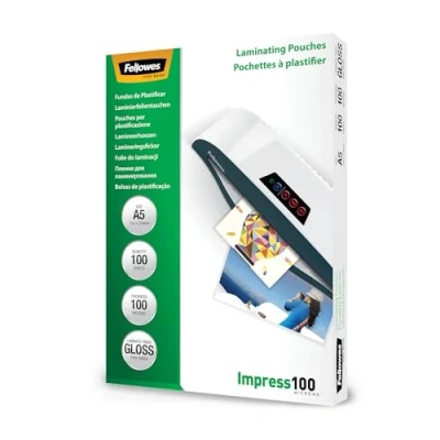 Abbildung von Fellowes Laminierfolien A5, 100 Mikron (2 x mic), glänzend, Stück