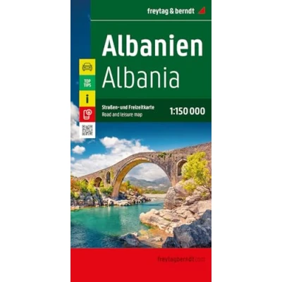 Abbildung von Albanien, Straßen und Freizeitkarte 1:150.000, freytag &amp; berndt: Mit Infoguide, Top Tips, Innenstadtplan Tirana (freytag berndt Auto + Freizeitkarten)