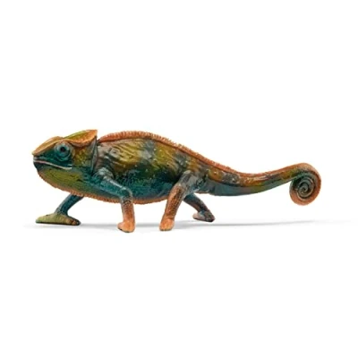 Abbildung von schleich 14858 Chamäleon, für Kinder ab 3+ Jahren, WILD LIFE Spielfigur, Mehrfarbig/Meereswellen (Ocean Tides)