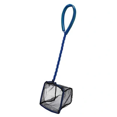 Abbildung von Hobby 60720 Catch it Größe S hochwertiges Fischfangnetz für Aquarien, Kescher aus reißfestem schwarzen Nylon, S, 35 g